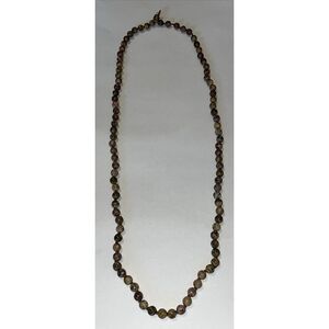 Long Artisan Handmade Multicolor Genuine Gemstone Round Beaded Fashion Necklace